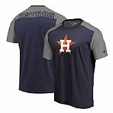 Houston Astros Fanatics Branded Big & Tall Iconic T-Shirt - Navy Gray
